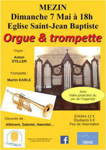 Lire la suite à propos de l’article Concert Orgue & Trompette