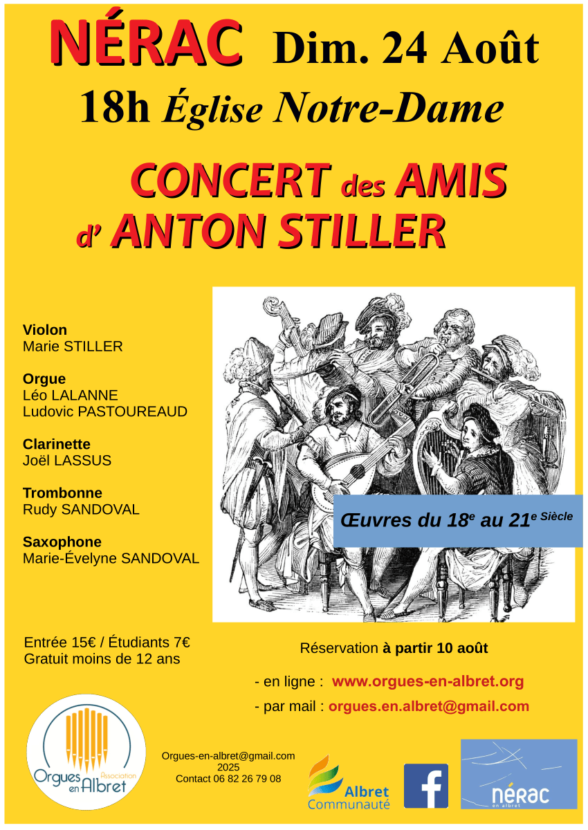 Lire la suite à propos de l’article Concert des Amis d’Anton STILLER