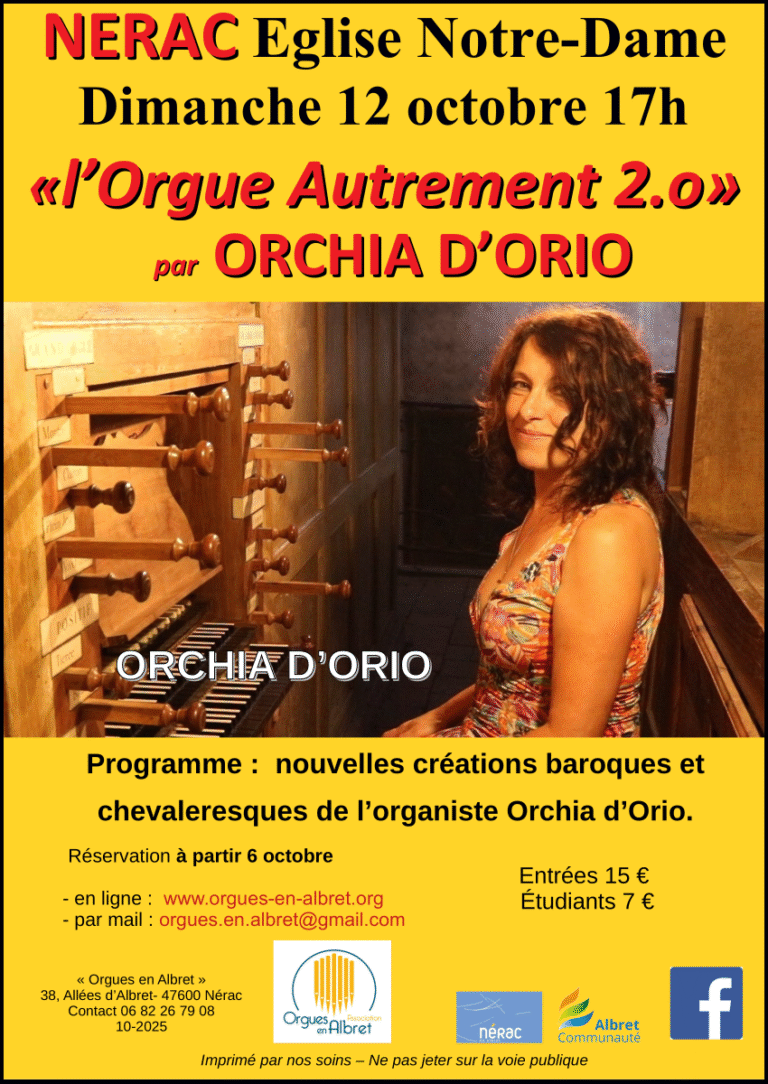 Lire la suite à propos de l’article Concert « L’Orgue Autrement 2.0 »