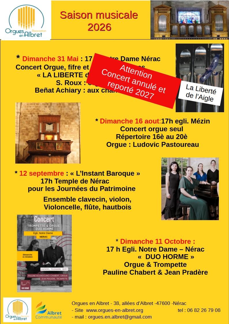 Programme année 2026
